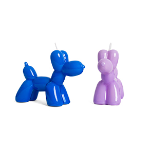 VELA BALLOON DOG AZUL ELÉCTRICO HF - Ítem1