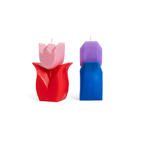 RED TULIP CANDLE HF - Item1