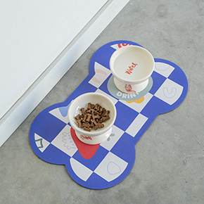 ABSTRACT ABSORBENT MAT FOR DOG BOWL HF - Item2