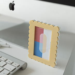 BEIGE MINI WAVES PHOTO FRAME HF - Item3