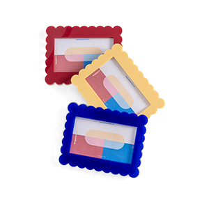 BLUE MINI WAVES PHOTO FRAME HF - Item1