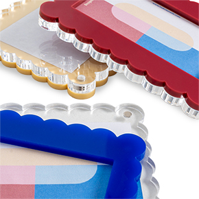 BLUE MINI WAVES PHOTO FRAME HF - Item2