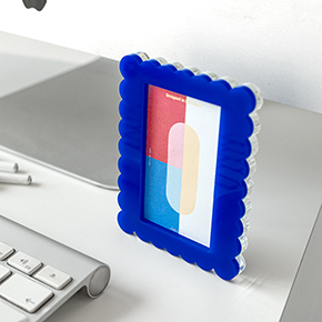 BLUE MINI WAVES PHOTO FRAME HF - Item3