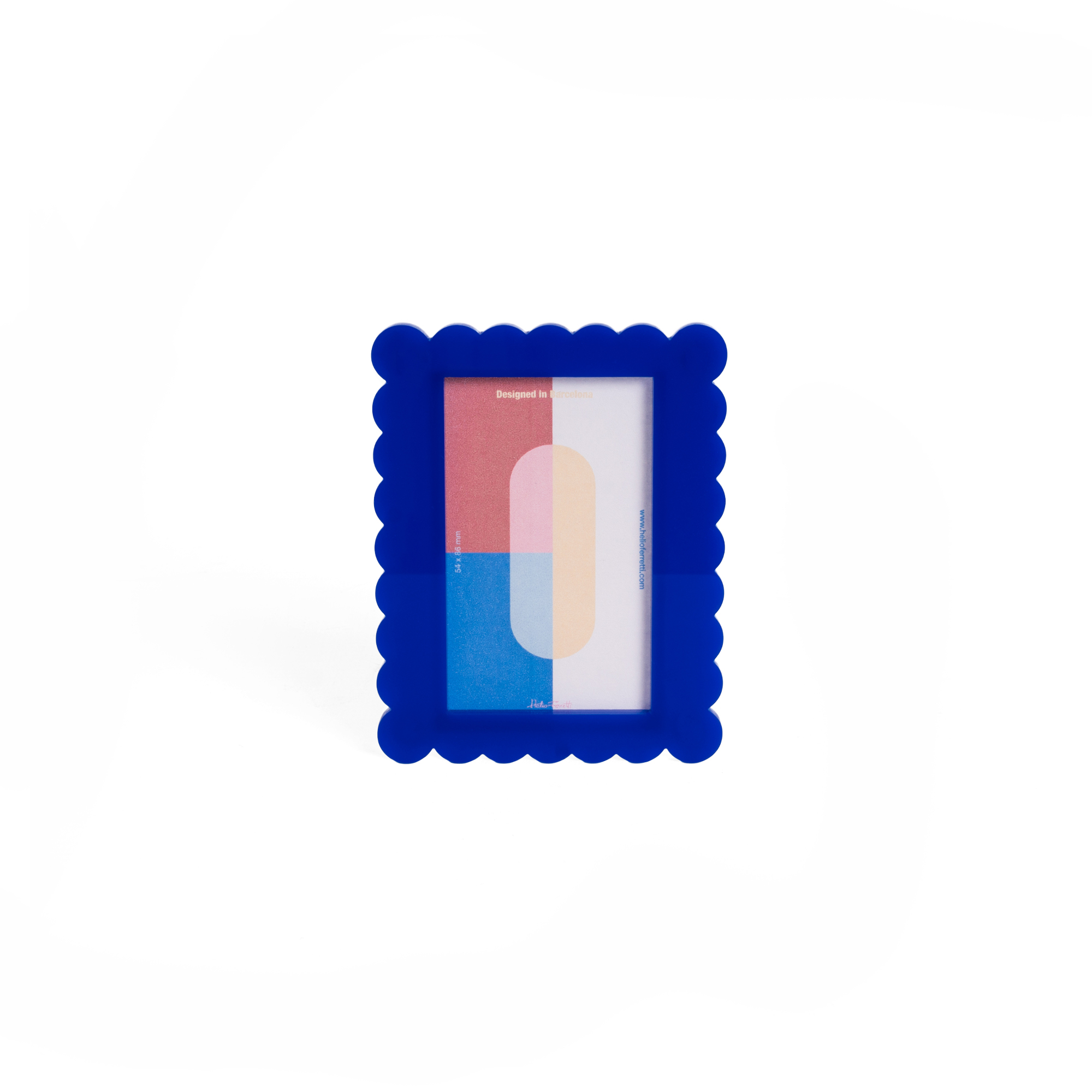 BLUE MINI WAVES PHOTO FRAME HF