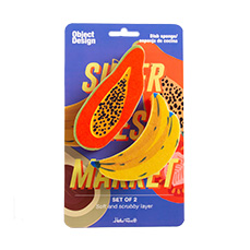 PACK DE 2 ESPONJAS DE COCINA TUTTI FRUTTI HF - Ítem1