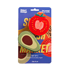 PACK OF 2 VEGGIE MIX KITCHEN SPONGES HF - Item1