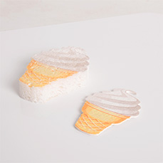 PACK DE 2 ESPONJAS DE COCINA COMPRIMIDAS HELADO HF - Ítem1