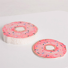 PACK DE 2 ESPONJAS DE COCINA COMPRIMIDAS DONUT HF - Ítem1