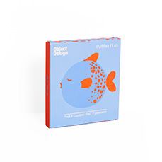 PACK DE 4 POSAVASOS PEZ GLOBO HF - Ítem3