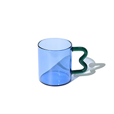 SAPPHIRE GLASS MUG HF