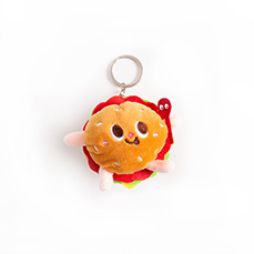 PLUSH KEYCHAIN BURGER HF