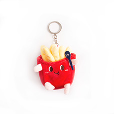 PLUSH KEYCHAIN FRENCH FRIES HF
