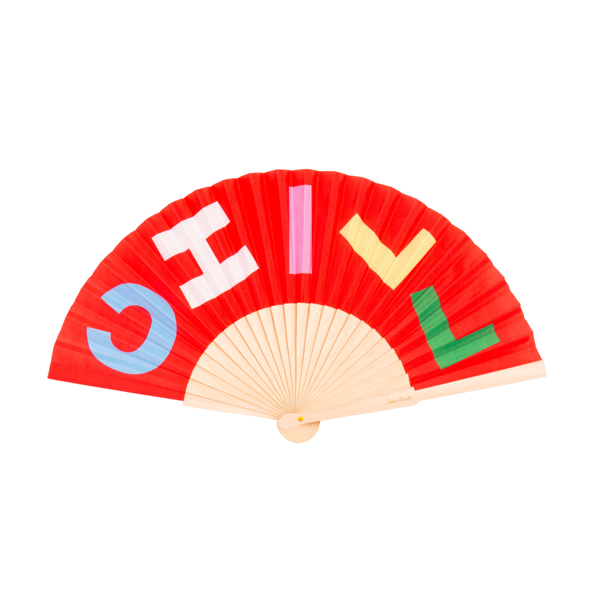 ABANICO JUST CHILL ROJO HF