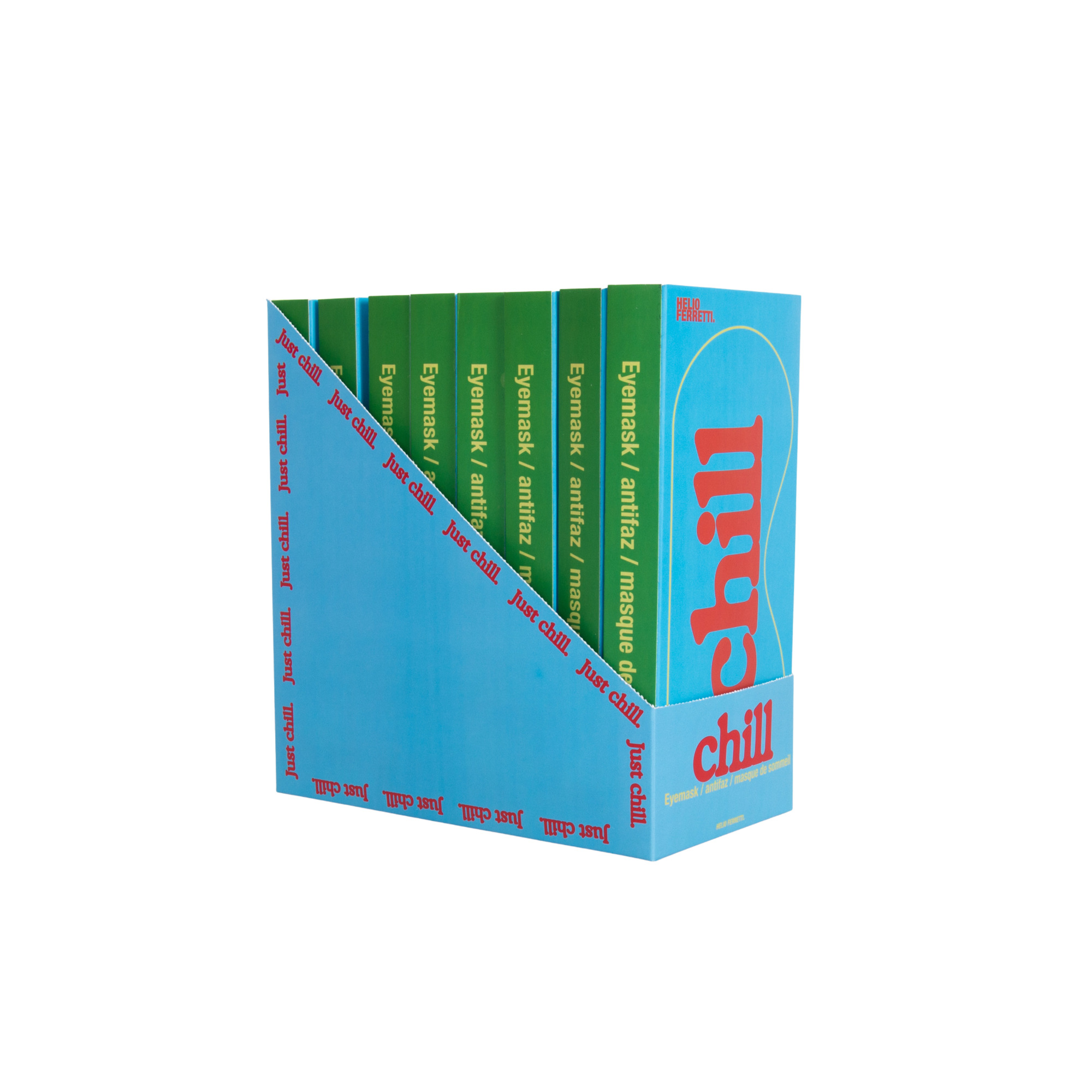 EXPOSITOR DE 8 ANTIFACES CHILL AZUL HF