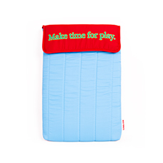 LIGHT BLUE PLAYFUL LAPTOP SLEEVE HF