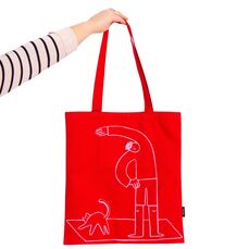 TOTE BAG LIFE IS SIMPLE ROJO HF - Ítem1