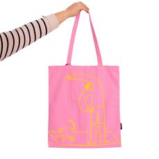 TOTE BAG LIFE IS SIMPLE ROSA HF - Ítem1