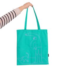 TOTE BAG LIFE IS SIMPLE VERDE HF - Ítem1