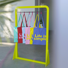 TOTE BAG LIFE IS SIMPLE VERDE HF - Ítem3