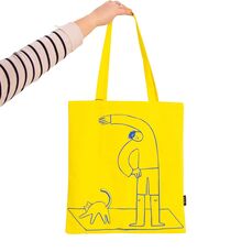 TOTE BAG LIFE IS SIMPLE AMARILLO HF - Ítem1