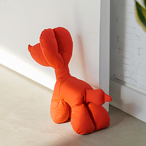 RED BALLOON DOG DOORSTOP HF - Item1
