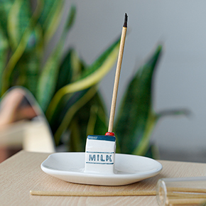 MILK BRICK INCENSE BURNER HF - Item2