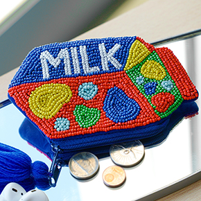 CLUTCH PEQUEÑO BRIK DE LECHE HF - Ítem1