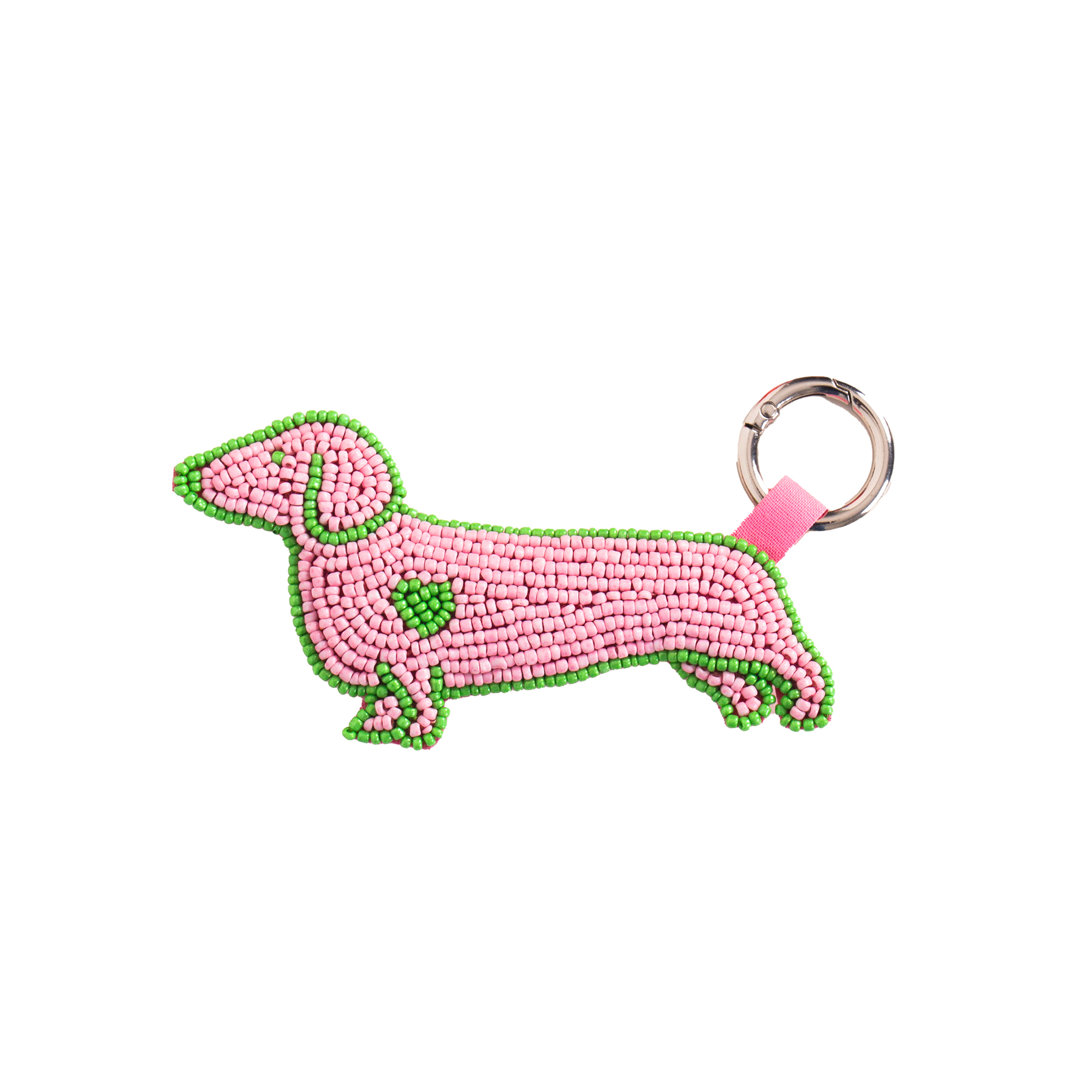 LLAVERO TECKEL ROSA HF