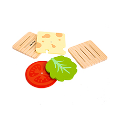 PACK DE 5 POSAVASOS SANDWICH VEGGIE HF - Ítem1