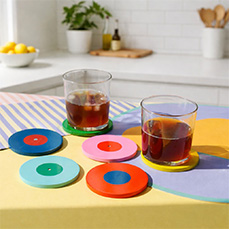 PACK DE 6 POSAVASOS RAINBOW HF - Ítem2