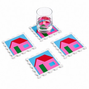 PACK DE 4 POSAVASOS CASITA HF - Ítem1
