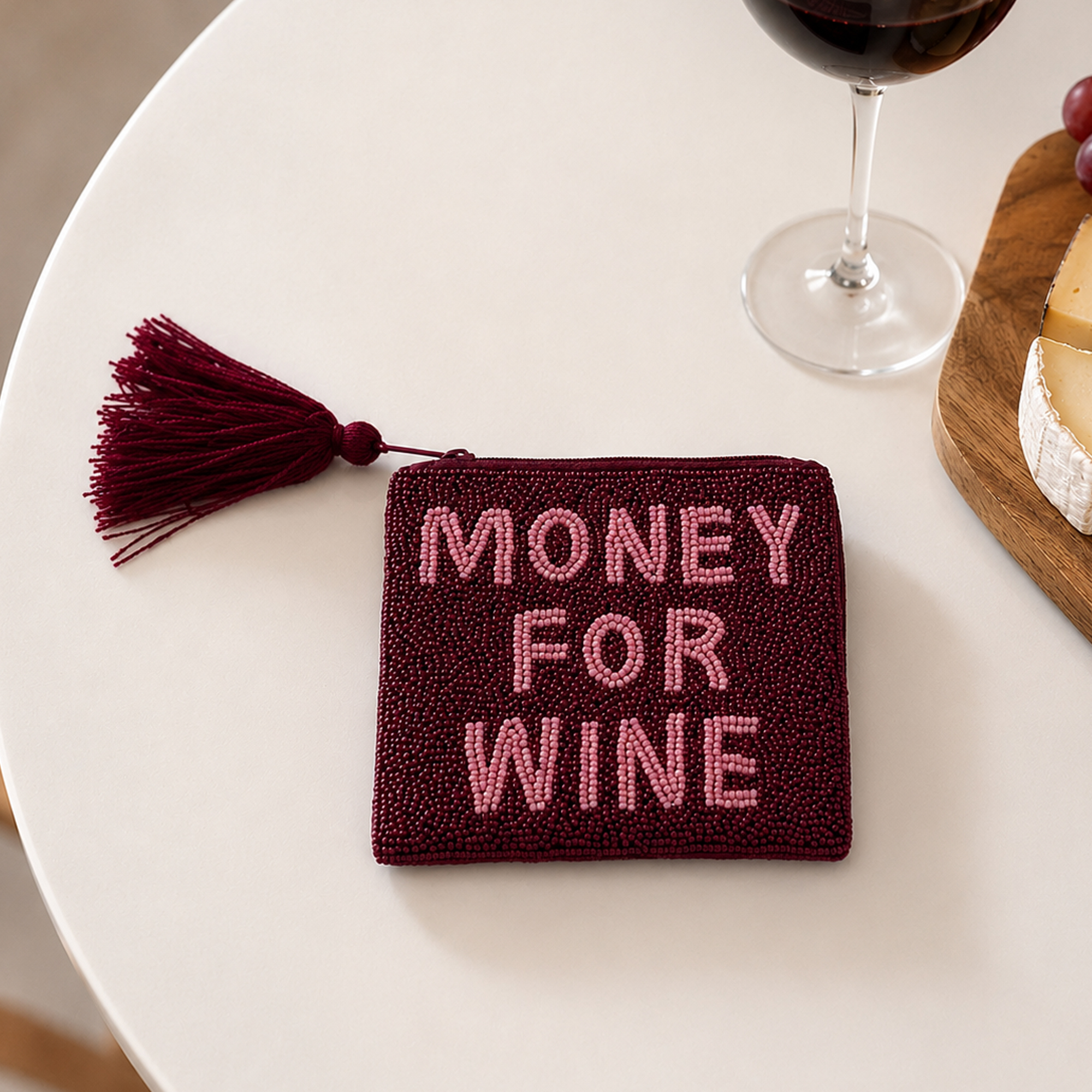 MONEY FOR WINE SMALL CLUTCH HF
