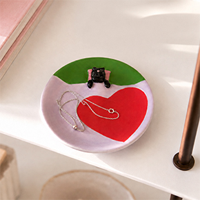 LOVING CAT JEWELRY TRAY HF