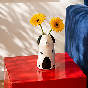 DOTTY DOG VASE HF