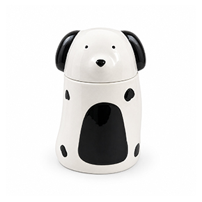 DOTTY DOG CERAMIC STORAGE JAR HF - Item1