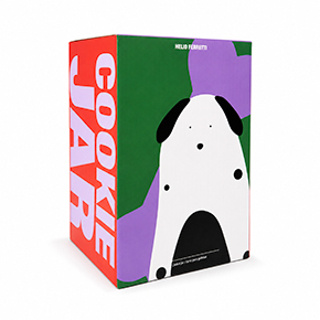 DOTTY DOG CERAMIC STORAGE JAR HF - Item3