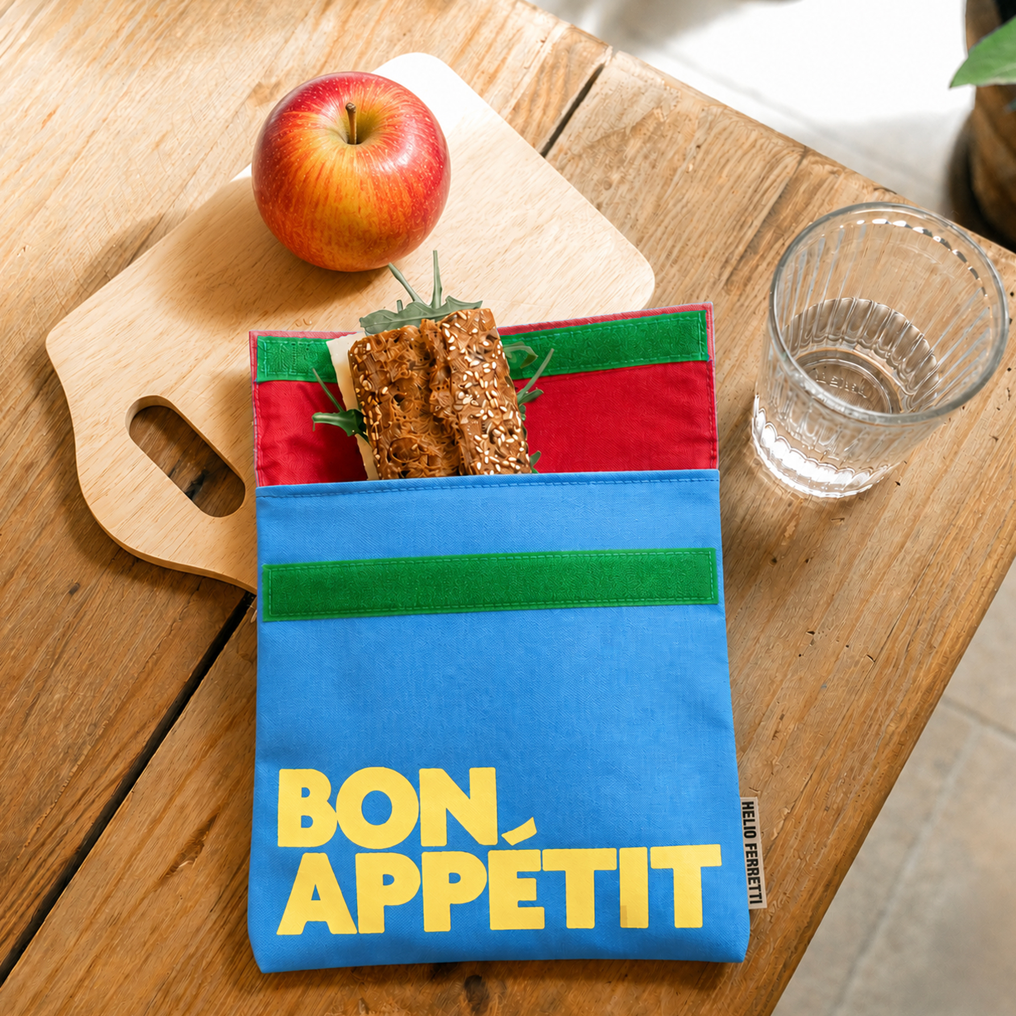 BOLSA SNACK ANTIMANCHAS CELESTE BON APPÉTIT HF