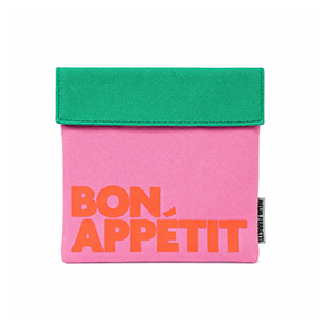BOLSA SNACK ANTIMANCHAS ROSA BON APPÉTIT HF - Ítem1