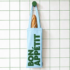TOTE BAG WINE & BAGUETTE BON APPÉTIT CELESTE HF