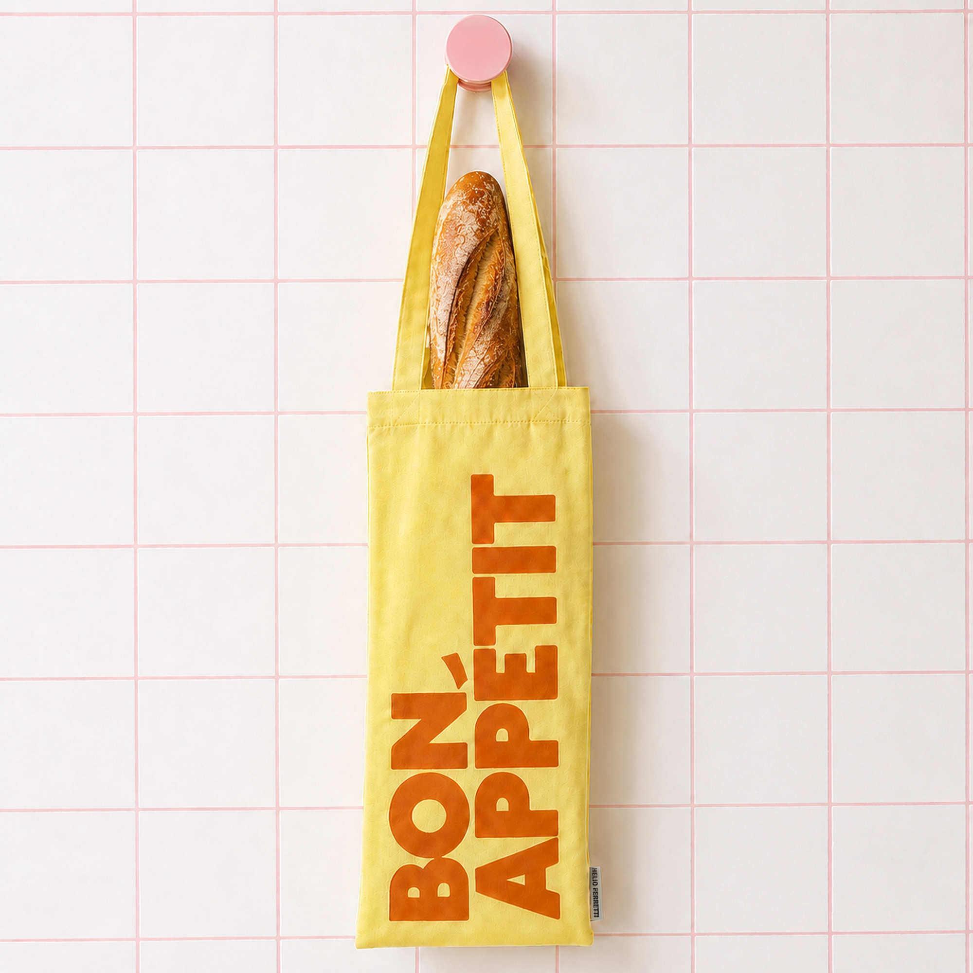 TOTE BAG WINE & BAGUETTE BON APPÉTIT AMARILO HF