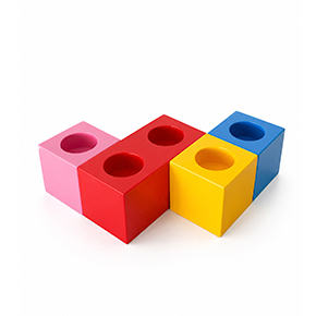 RAINBOW PACK OF 4 CANDLE HOLDERS HF - Item1