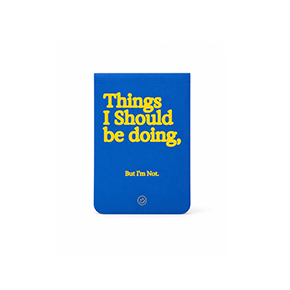 BLUE LAZY MINI NOTEPAD HF - Item1