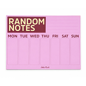 PINK A4 WEEKLY PLANNER HF