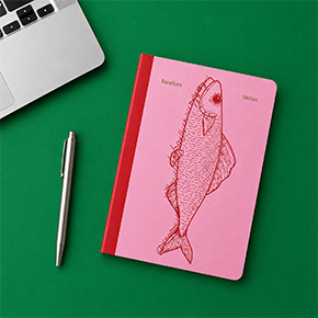 PINK A5 PISCES NOTEBOOK HF