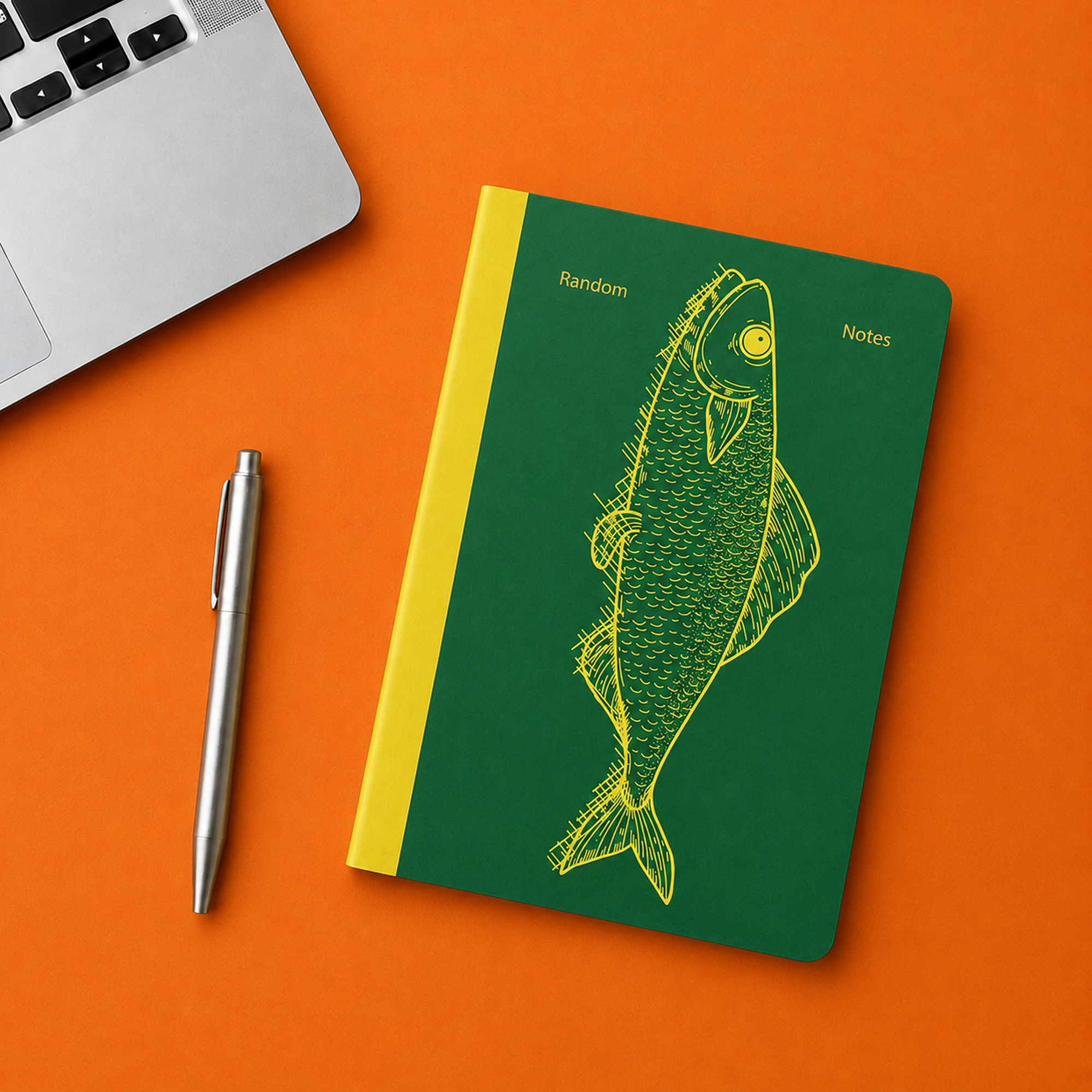 GREEN A5 PISCES NOTEBOOK HF