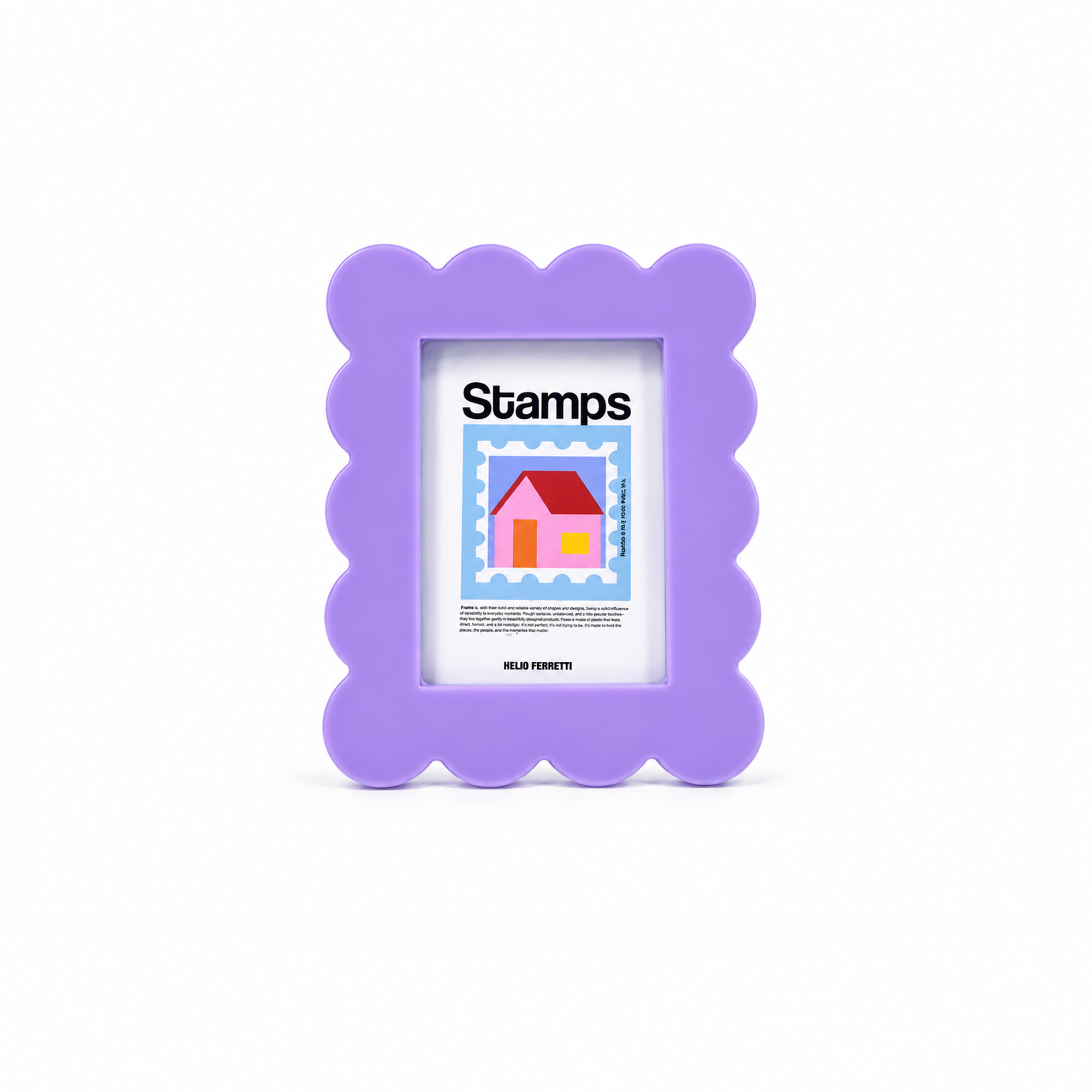 VIOLET ACRYLIC PETAL PHOTO FRAME (S) HF