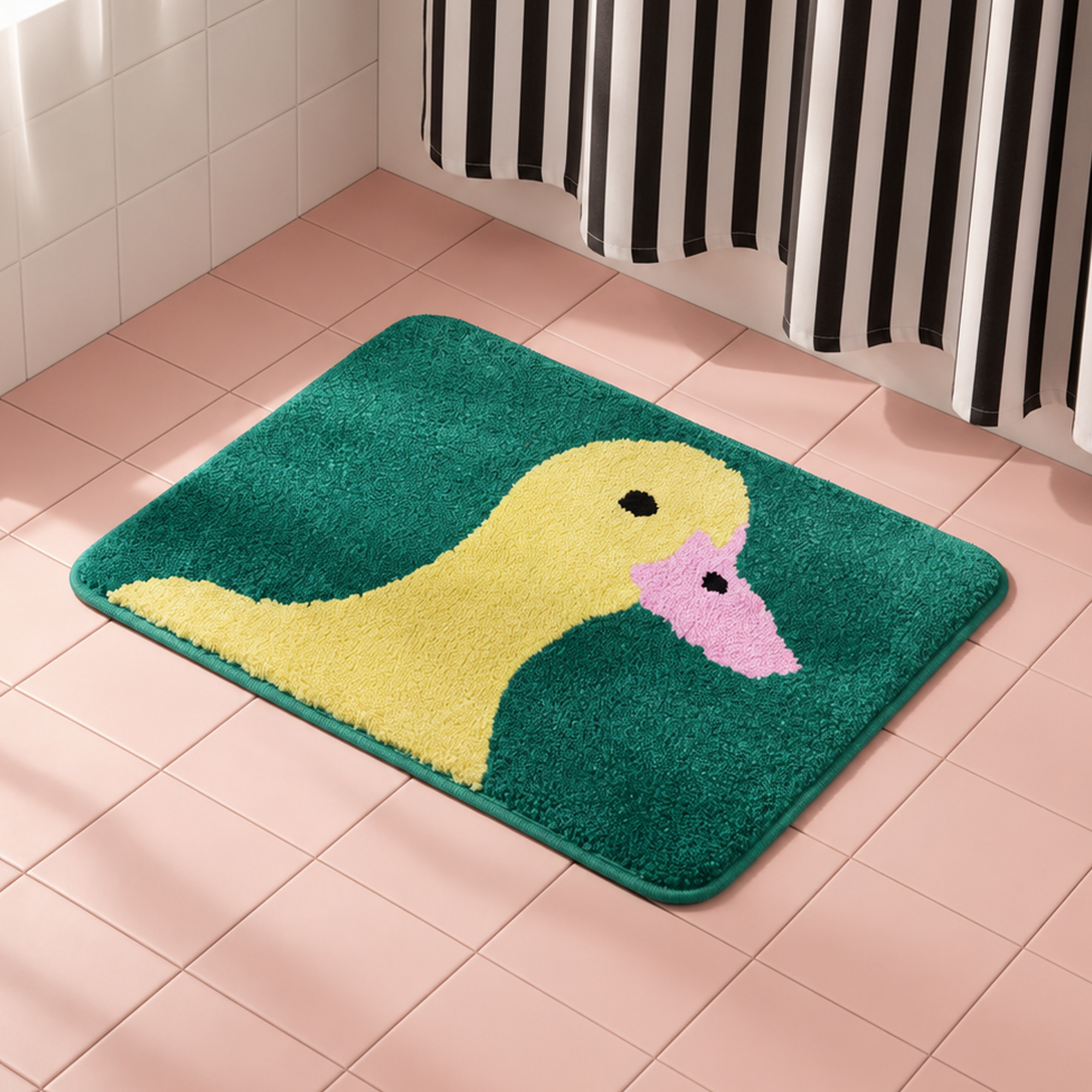 ALFOMBRA DE BAÑO DUCK VERDE HF
