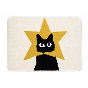 ALFOMBRA DE BAÑO GATO SUPERSTAR HF - Ítem1