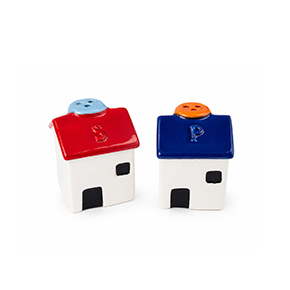 TINY TOWN SALT & PEPPER SHAKERS HF - Item1