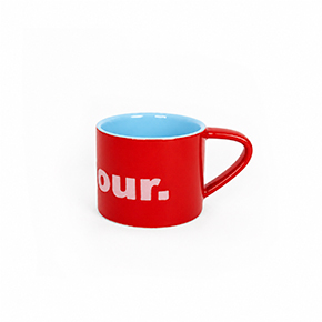 RED BONJOUR MUG HF - Item1